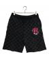 LOUIS VUITTON（ルイ ヴィトン）の古着「22AW LV GRAFITI SHORTS LVグラフィティ モノグラムショーツ」｜ブラック