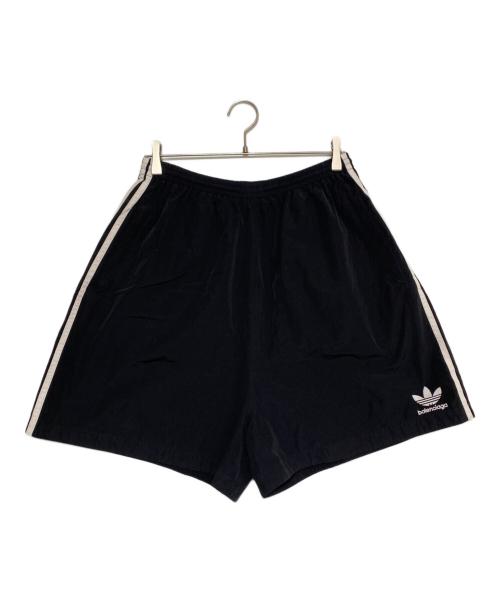 BALENCIAGA（バレンシアガ）BALENCIAGA (バレンシアガ) adidas (アディダス) ポプリンラージショーツブラック ブラック サイズ:50の古着・服飾アイテム