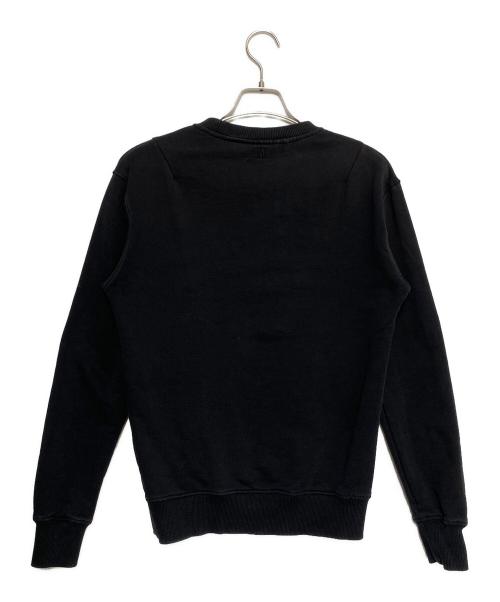 AMI Alexandre Mattiussi（アミアレクサンドルマテュッシ）AMI Alexandre Mattiussi (アミアレクサンドルマテュッシ) スモールハートロゴ刺繍 スウェット ブラック サイズ:XSの古着・服飾アイテム