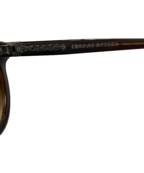 CHROME HEARTS（クロムハーツ）CHROME HEARTS (クロムハーツ) SQUIBJIBBLER ブラウン×ホワイト サイズ:51□24 142の古着・服飾アイテム