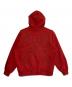 SUPREME (シュプリーム) 25SS Leather Appliqué Zip Up Hooded Sweatshirt レッド サイズ:XL：59000円
