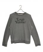 LOUIS VUITTON×NIGOルイ ヴィトン×二ゴー）の古着「Squared LV logo sweatshirt」｜グレー