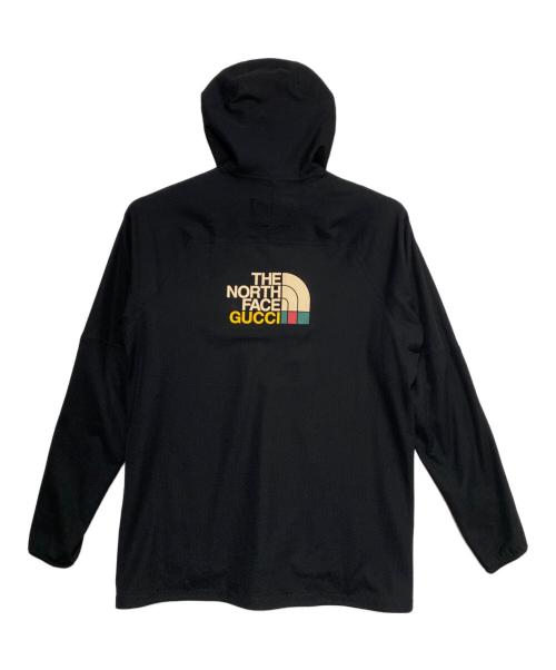 GUCCI（グッチ）GUCCI (グッチ) THE NORTH FACE (ザ ノース フェイス) Technical jersey fleece pullover hoodie ブラック サイズ:XLの古着・服飾アイテム