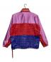 GUCCI (グッチ) adidas (アディダス) アセテートナイロンアノラックジャケット レッド×パープル サイズ:44：60000円
