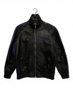 Needles×Schottニードルズ×ショット）の古着「Leather Track Jacket」｜ブラック