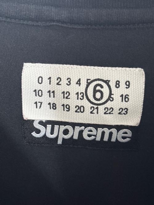 SUPREME（シュプリーム）Supreme (シュプリーム) MM6 Maison Margiela (エムエムシックスメゾンマルジェラ) Liquid Blue Oversized Tee ブラック サイズ:Mの古着・服飾アイテム