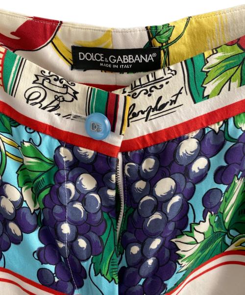 DOLCE & GABBANA（ドルチェ＆ガッバーナ）DOLCE & GABBANA (ドルチェ＆ガッバーナ) クロップドパンツ マルチカラー サイズ:42の古着・服飾アイテム