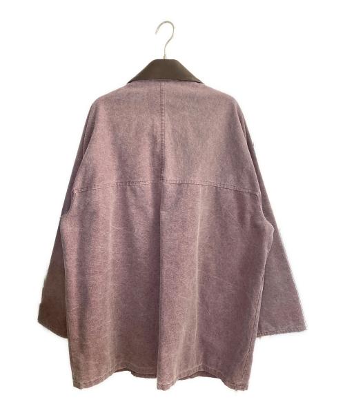 AURALEE（オーラリー）AURALEE (オーラリー) WASHED ORGANIC CANVAS HUNTING BLOUSON パープル サイズ:3の古着・服飾アイテム