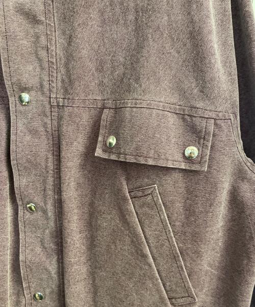 AURALEE（オーラリー）AURALEE (オーラリー) WASHED ORGANIC CANVAS HUNTING BLOUSON パープル サイズ:3の古着・服飾アイテム