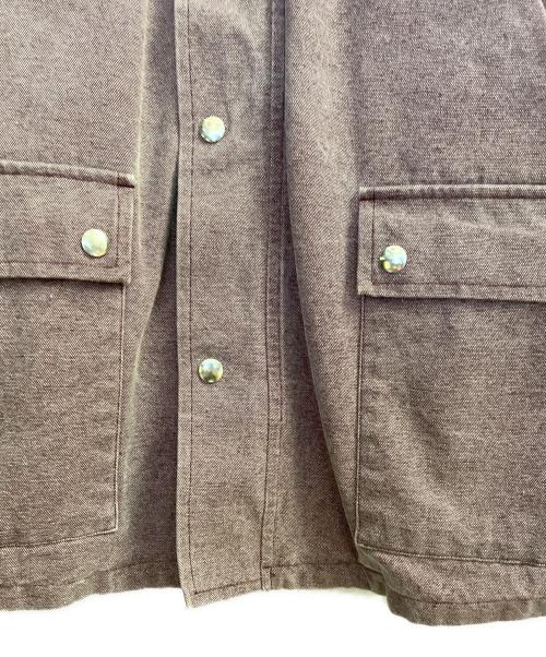 AURALEE（オーラリー）AURALEE (オーラリー) WASHED ORGANIC CANVAS HUNTING BLOUSON パープル サイズ:3の古着・服飾アイテム