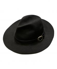 CHROME HEARTS（クロムハーツ）の古着「FEDORA フェドラハット/ガンスリンガー＆BSフレア」｜ブラック