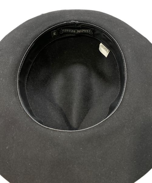 CHROME HEARTS（クロムハーツ）CHROME HEARTS (クロムハーツ) FEDORA フェドラハット/ガンスリンガー＆BSフレア ブラック サイズ:Mの古着・服飾アイテム