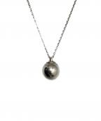 TIFFANY & Co.ティファニー アンド コー）の古着「ハードウェア ボール ネックレス」｜シルバー