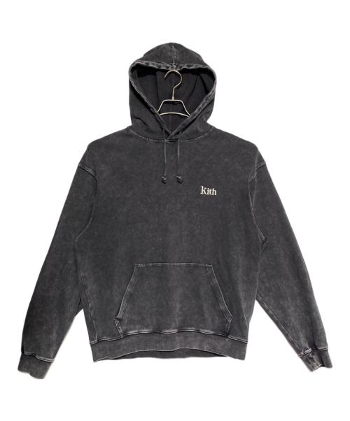 KITH（キス）KITH (キス) Williams III Crystal Wash Hoodie ブラック サイズ:Lの古着・服飾アイテム