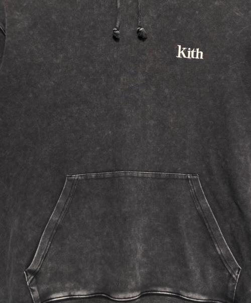 KITH（キス）KITH (キス) Williams III Crystal Wash Hoodie ブラック サイズ:Lの古着・服飾アイテム