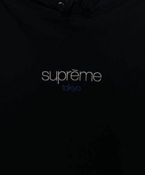 SUPREME（シュプリーム）SUPREME (シュプリーム) Shop Hoodie Tokyo ネイビー サイズ:Mの古着・服飾アイテム