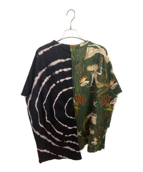 LOEWE（ロエベ）LOEWE (ロエベ) Paula's Ibiza (パウラズ・イビザ) カットソー グリーン×ブラック サイズ:Sの古着・服飾アイテム