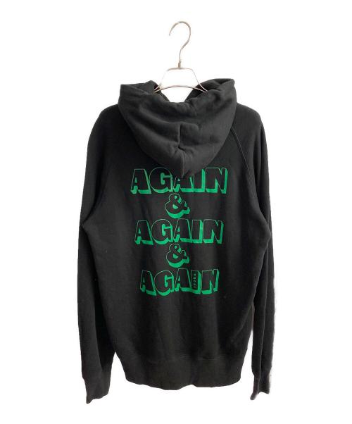 sacai（サカイ）sacai (サカイ) AGAIN & AGAIN & AGAIN Hoodie ブラック サイズ:2の古着・服飾アイテム