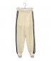 GUCCI (グッチ) adidas (アディダス) Mohair Knit Jogging Pant(モヘヤニットジョギングパンツ)/シースルーニットパンツ ホワイト サイズ:S：30000円