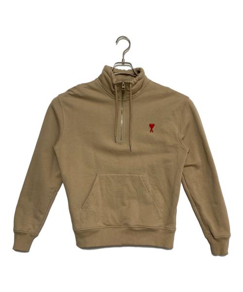 AMI Alexandre Mattiussi（アミアレクサンドルマテュッシ）AMI Alexandre Mattiussi (アミアレクサンドルマテュッシ) Zipped Sweatshirt ベージュ サイズ:Sの古着・服飾アイテム