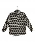 VALENTINOヴァレンティノ）の古着「キルティングジャケット」｜ホワイト×ブラック