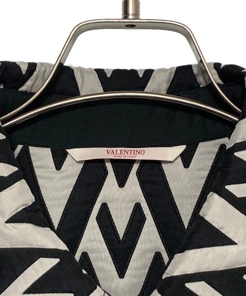 VALENTINO（ヴァレンティノ）VALENTINO (ヴァレンティノ) キルティングジャケット ホワイト×ブラック サイズ:50の古着・服飾アイテム