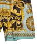 中古・古着 FENDI (フェンディ) VERSACE (ヴェルサーチェ) Fendace Baroque Silk Shorts Gold Blue スカイブルー サイズ:50：53000円