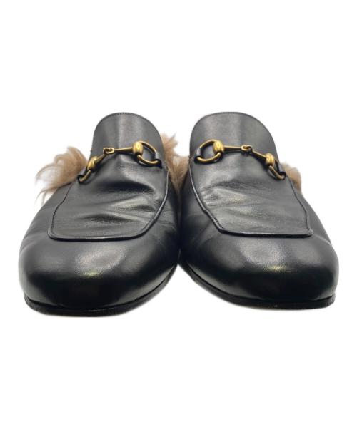 GUCCI（グッチ）GUCCI (グッチ) プリンスタウンホースビット ブラック サイズ:12　1/2の古着・服飾アイテム