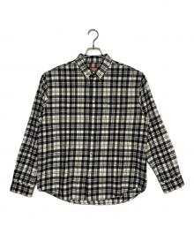 SUPREME（シュプリーム）の古着「25FW Plaid Flannel Shirt」｜ブラック×ホワイト