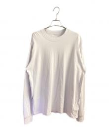 sacai（サカイ）の古着「プレーン長袖カットソー」｜ホワイト