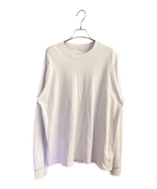 sacai（サカイ）sacai (サカイ) プレーン長袖カットソー ホワイト サイズ:４の古着・服飾アイテム