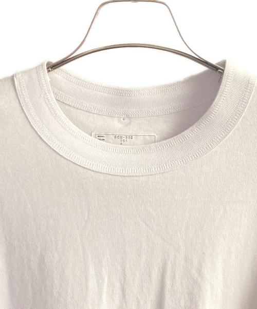 sacai（サカイ）sacai (サカイ) プレーン長袖カットソー ホワイト サイズ:４の古着・服飾アイテム