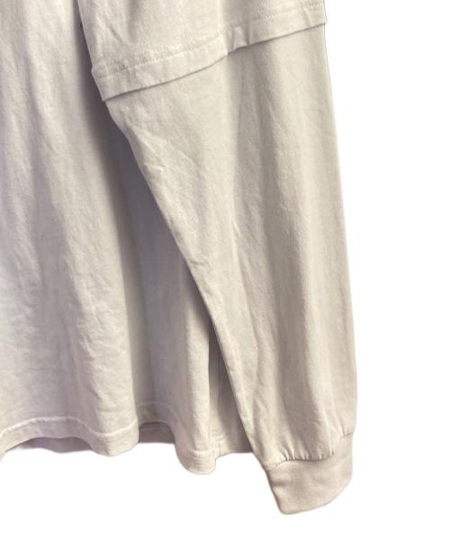 sacai（サカイ）sacai (サカイ) プレーン長袖カットソー ホワイト サイズ:４の古着・服飾アイテム