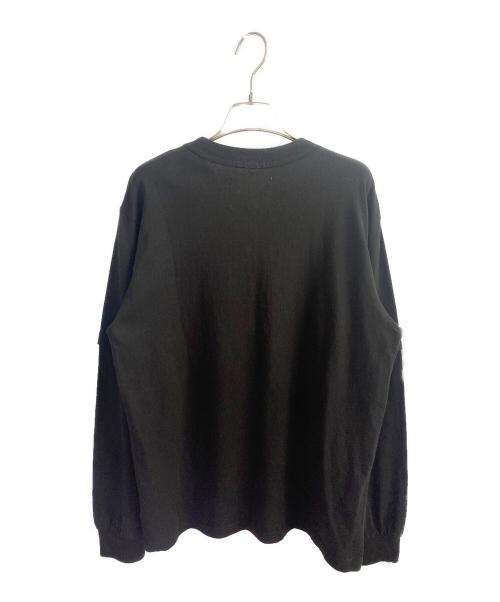 sacai（サカイ）sacai (サカイ) プレーン長袖カットソー ブラック サイズ:3の古着・服飾アイテム