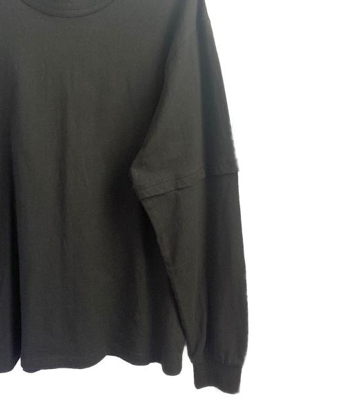 sacai（サカイ）sacai (サカイ) プレーン長袖カットソー ブラック サイズ:3の古着・服飾アイテム