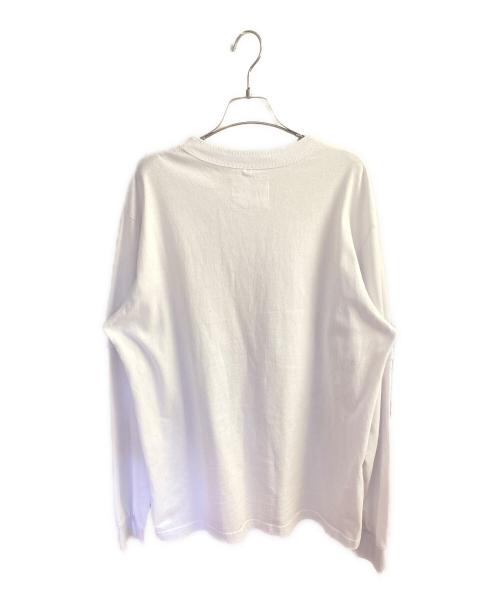 sacai（サカイ）sacai (サカイ) プレーン長袖カットソー ホワイト サイズ:4の古着・服飾アイテム