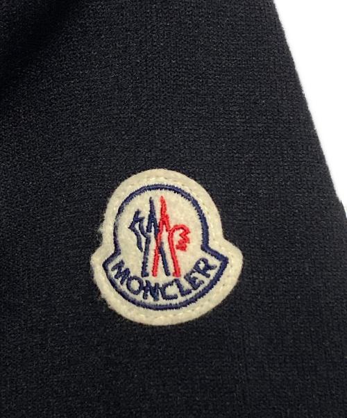 MONCLER（モンクレール）MONCLER (モンクレール) Hooded Cardigan ブラック×ホワイト サイズ:Sの古着・服飾アイテム