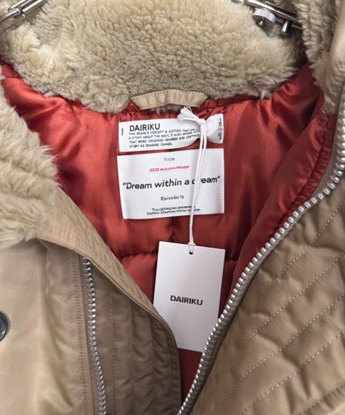 DAIRIKU（ダイリク）DAIRIKU (ダイリク) TATOO N-3B Jacket カーキ サイズ:Mの古着・服飾アイテム