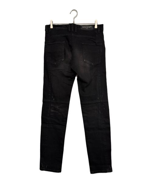 BALMAIN（バルマン）BALMAIN (バルマン) スキニーデニムパンツ ブラック サイズ:30の古着・服飾アイテム