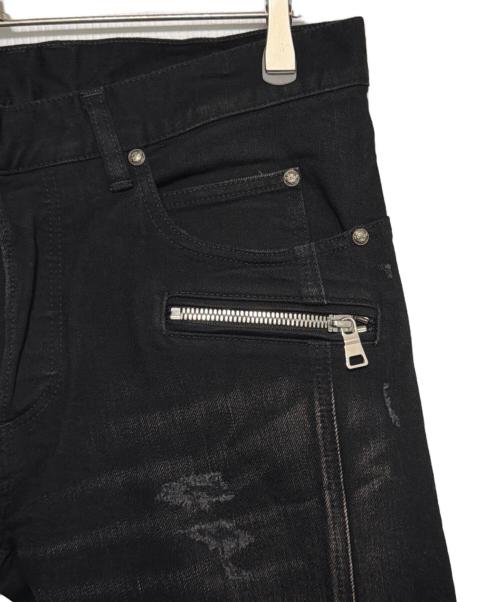 BALMAIN（バルマン）BALMAIN (バルマン) スキニーデニムパンツ ブラック サイズ:30の古着・服飾アイテム
