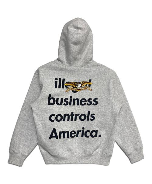 SUPREME（シュプリーム）Supreme (シュプリーム) ANTIHERO (アンタイヒーロー) Hooded Sweatshir ライトグレー サイズ:Mの古着・服飾アイテム