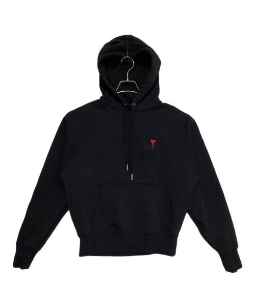 AMI PARIS（アミ パリス）AMI PARIS (アミ パリス) AMI DE COEUR HOODIE ブラック サイズ:XSの古着・服飾アイテム
