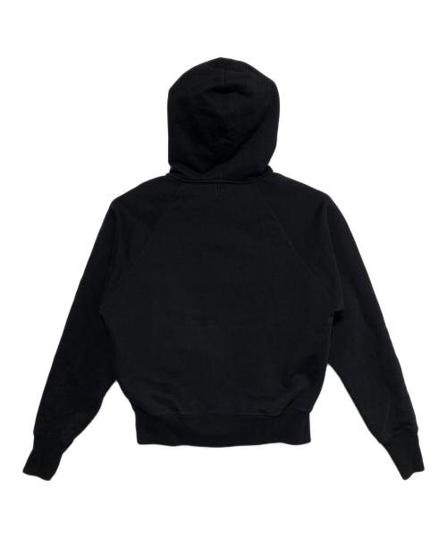 AMI PARIS（アミ パリス）AMI PARIS (アミ パリス) AMI DE COEUR HOODIE ブラック サイズ:XSの古着・服飾アイテム