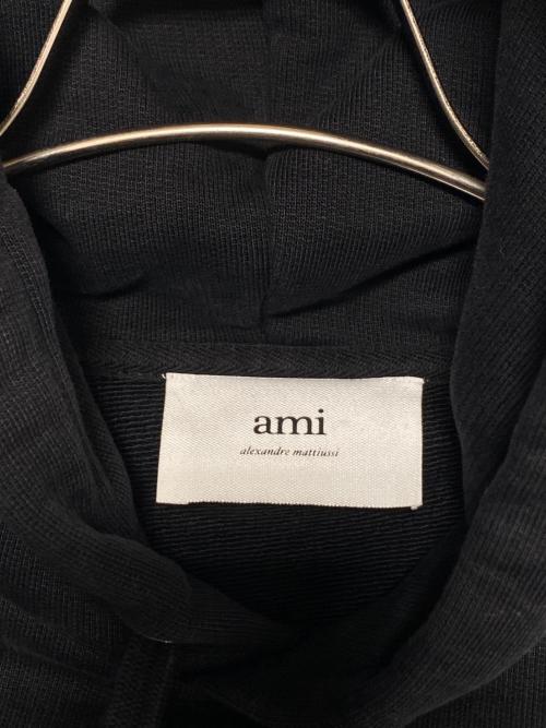 AMI PARIS（アミ パリス）AMI PARIS (アミ パリス) AMI DE COEUR HOODIE ブラック サイズ:XSの古着・服飾アイテム
