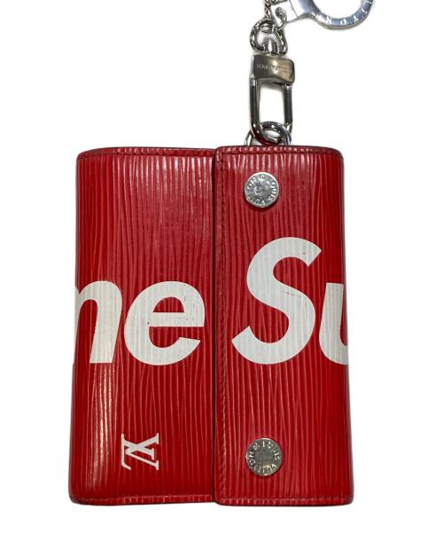 SUPREME（シュプリーム）Supreme (シュプリーム) LOUIS VUITTON (ルイ ヴィトン) チェーン・コンパクトウォレット レッドの古着・服飾アイテム
