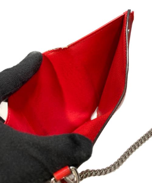 SUPREME（シュプリーム）Supreme (シュプリーム) LOUIS VUITTON (ルイ ヴィトン) チェーン・コンパクトウォレット レッドの古着・服飾アイテム