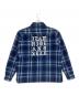 HIDE AND SEEK (ハイドアンドシーク) チェックシャツ ブルー サイズ:L：10000円
