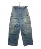 BALENCIAGAバレンシアガ）の古着「Cargo Pants」｜インディゴ