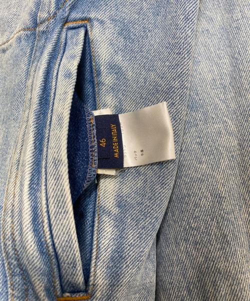 LOUIS VUITTON（ルイ ヴィトン）LOUIS VUITTON (ルイ ヴィトン) ダブルフロント デニムジャケット インディゴ サイズ:46の古着・服飾アイテム