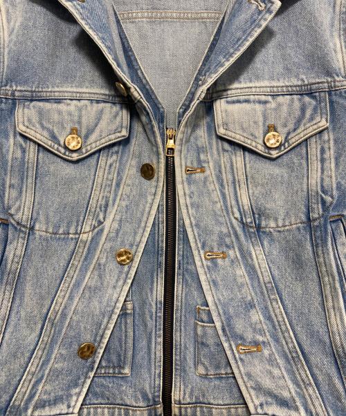 LOUIS VUITTON（ルイ ヴィトン）LOUIS VUITTON (ルイ ヴィトン) ダブルフロント デニムジャケット インディゴ サイズ:46の古着・服飾アイテム